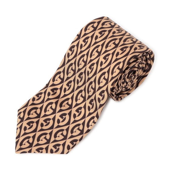 GUCCI MENS MULTICOLOR G PRINT TIE - Picture 7 of 8
